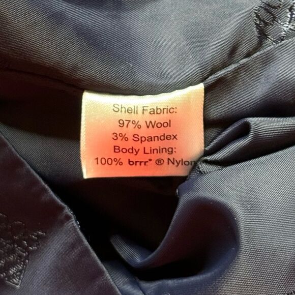 Jos. A. Bank Brrr. Comfort Blue Vest size Small - Picture 4 of 5